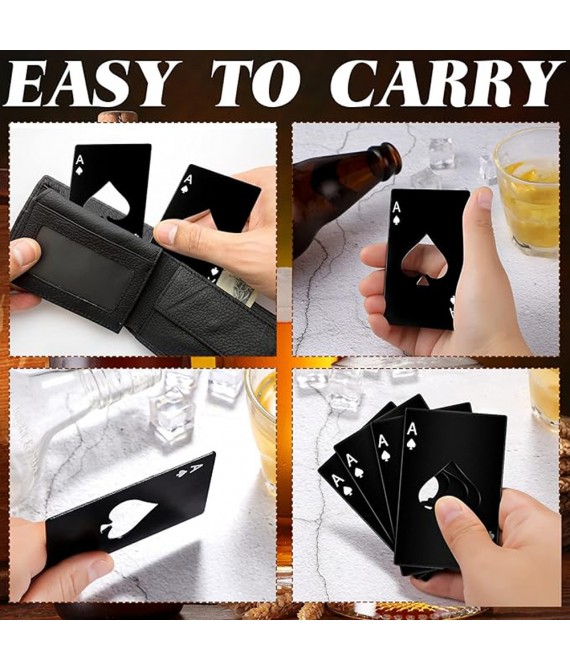 Spade A stainless steel bottle opener