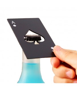 Spade A stainless steel bottle opener