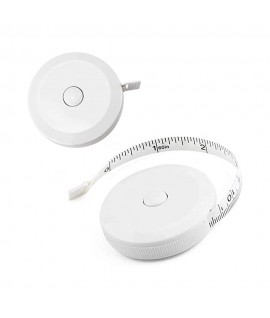 Round Plastic Automatic Shrinking Tape Measure