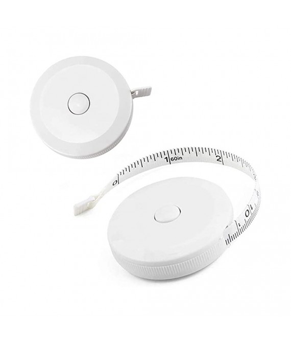 Round Plastic Automatic Shrinking Tape Measure