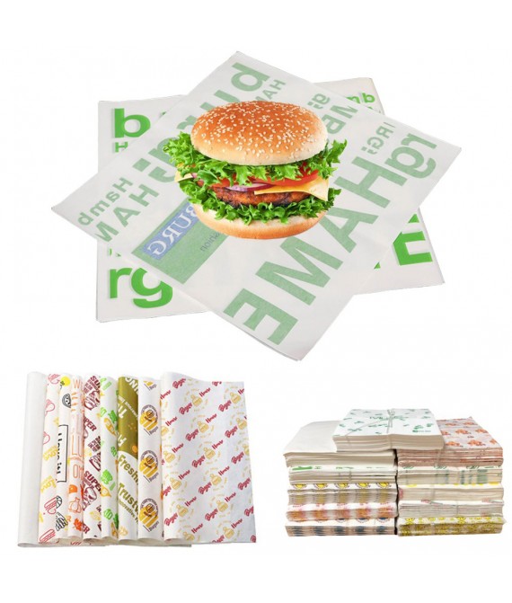 Hamburger Sandwich Baking Greaseproof Paper