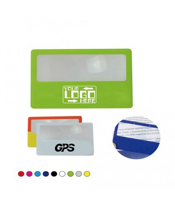 Ultra Thin Fresnel Portable Card Magnifying Glass