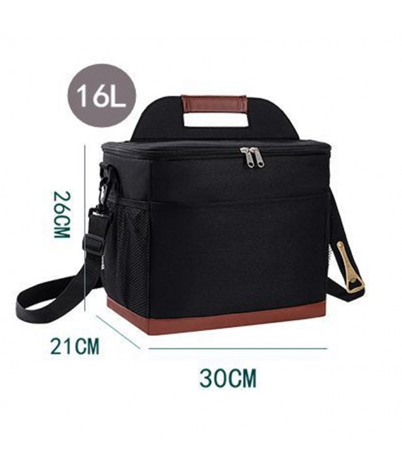 One Shoulder Oxford Cloth Insulated Picnic Bag