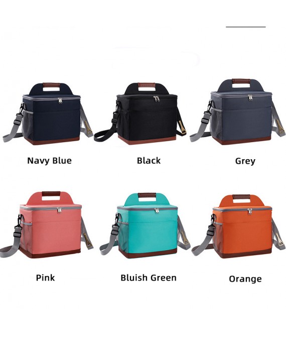 One Shoulder Oxford Cloth Insulated Picnic Bag