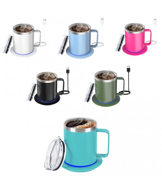 10oz Stainless Steel Heated Smart Coffee Mug