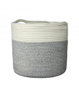 Cotton Rope Large Capacity Round Basket