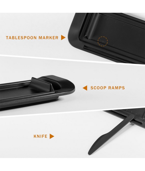 Bamboo Fiber Butter Box with Lid and Knife