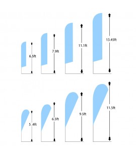 Customized Outdoor Event Advertising Flag