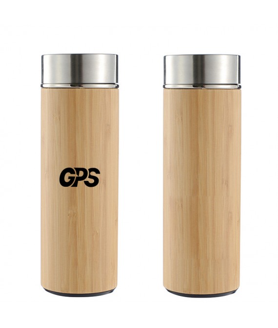 450ml Bamboo shell water bottle with tea infuse