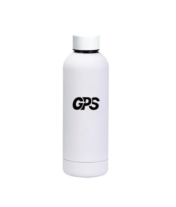 500ml small mouth double wall vacuum flask with rubber paint