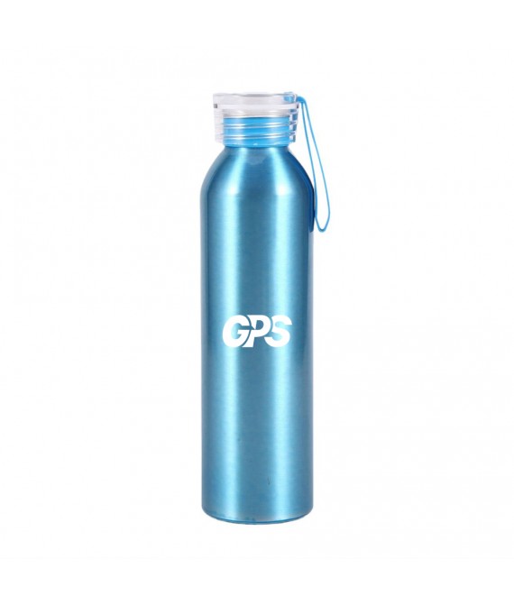 600ml Customized Promotional Aluminum Sport Water Bottle With Lid