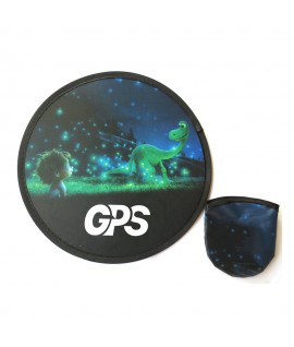 Foldable Flying Disc or Fan with Storage Bag