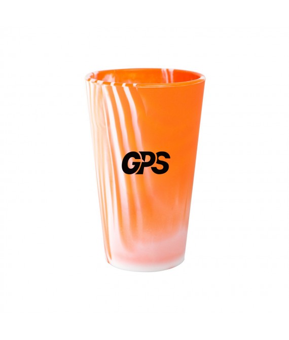 470ml silicone mug with colorful pattern