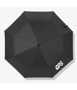 Manual opening and closing of folding travel umbrella