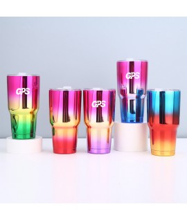 Double wall stainless steel 30OZ tumbler with electroplating surface