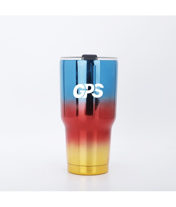Double wall stainless steel 30OZ tumbler with electroplating surface
