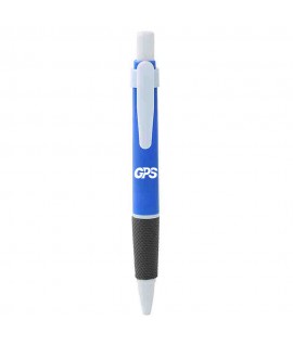 Plastic ballpoint pen press type with custom logo