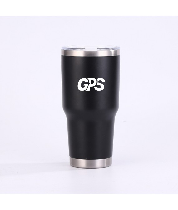 30 oz Idouble wall stainless steel coffee cups with lid and powder coating