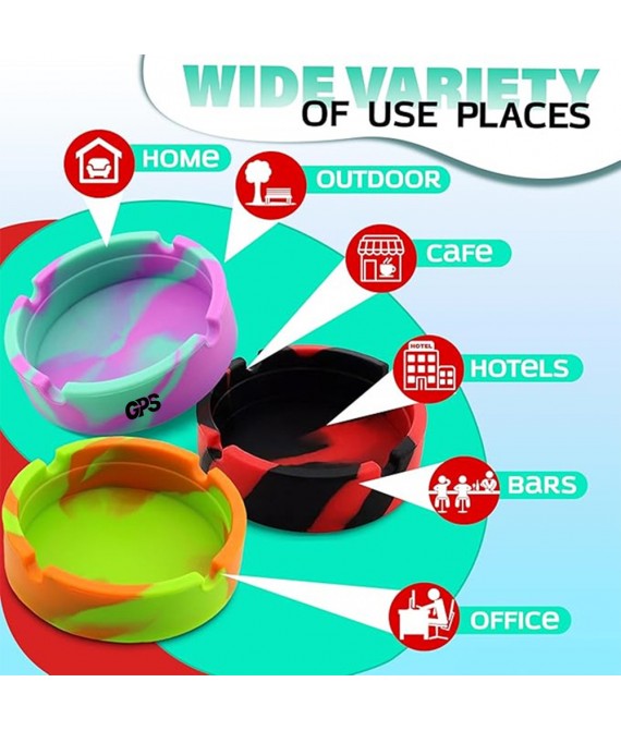High Temperature Heat Resistant Silicone Ashtray