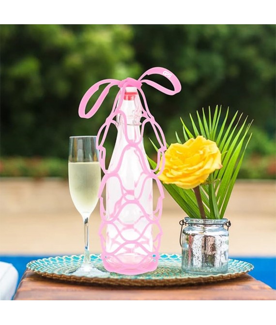 Silicone Wine Bottle Carrier Water Bottle Tote Bags